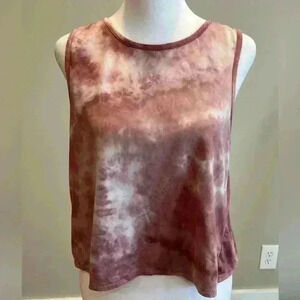 ✨Acore workout crewneck sleeveless top with flapped back S/M